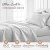 image:imageLinen Market DoubleBrushed Microfiber Queen Sheet Set 4 Piece  OekoTEX Certified Ultra Soft amp WrinkleFree  16 Deep Pocket Sheets  Easy Care Queen Size  IvoryPuffed Chevron Light Gray