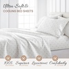 image:imageLinen Market DoubleBrushed Microfiber Queen Sheet Set 4 Piece  OekoTEX Certified Ultra Soft amp WrinkleFree  16 Deep Pocket Sheets  Easy Care Queen Size  IvorySoft Floral Light Blue