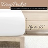 image:imageLinen Market DoubleBrushed Microfiber Queen Sheet Set 4 Piece  OekoTEX Certified Ultra Soft amp WrinkleFree  16 Deep Pocket Sheets  Easy Care Queen Size  IvoryAbsolute White