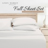image:imageLinen Market DoubleBrushed Microfiber Queen Sheet Set 4 Piece  OekoTEX Certified Ultra Soft amp WrinkleFree  16 Deep Pocket Sheets  Easy Care Queen Size  IvoryStippled Light Gray