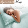 image:imageLinen Market DoubleBrushed Microfiber Queen Sheet Set 4 Piece  OekoTEX Certified Ultra Soft amp WrinkleFree  16 Deep Pocket Sheets  Easy Care Queen Size  IvoryAqua