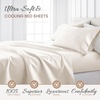 image:imageLinen Market DoubleBrushed Microfiber Queen Sheet Set 4 Piece  OekoTEX Certified Ultra Soft amp WrinkleFree  16 Deep Pocket Sheets  Easy Care Queen Size  IvoryElegant White