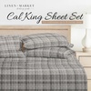 image:imageLinen Market DoubleBrushed Microfiber Queen Sheet Set 4 Piece  OekoTEX Certified Ultra Soft amp WrinkleFree  16 Deep Pocket Sheets  Easy Care Queen Size  IvoryPolkadot Gray