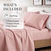 image:imageLinen Market DoubleBrushed Microfiber Queen Sheet Set 4 Piece  OekoTEX Certified Ultra Soft amp WrinkleFree  16 Deep Pocket Sheets  Easy Care Queen Size  IvoryMy Heart Pink