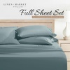 image:imageLinen Market DoubleBrushed Microfiber Queen Sheet Set 4 Piece  OekoTEX Certified Ultra Soft amp WrinkleFree  16 Deep Pocket Sheets  Easy Care Queen Size  IvoryOcean