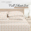 image:imageLinen Market DoubleBrushed Microfiber Queen Sheet Set 4 Piece  OekoTEX Certified Ultra Soft amp WrinkleFree  16 Deep Pocket Sheets  Easy Care Queen Size  IvoryAztec Dreams Coral