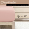 image:imageLinen Market DoubleBrushed Microfiber Queen Sheet Set 4 Piece  OekoTEX Certified Ultra Soft amp WrinkleFree  16 Deep Pocket Sheets  Easy Care Queen Size  IvoryMy Heart Pink