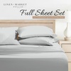 image:imageLinen Market DoubleBrushed Microfiber Queen Sheet Set 4 Piece  OekoTEX Certified Ultra Soft amp WrinkleFree  16 Deep Pocket Sheets  Easy Care Queen Size  IvoryCalm Light Gray