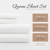 image:imageLinen Market DoubleBrushed Microfiber Queen Sheet Set 4 Piece  OekoTEX Certified Ultra Soft amp WrinkleFree  16 Deep Pocket Sheets  Easy Care Queen Size  IvoryAbsolute White