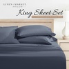image:imageLinen Market DoubleBrushed Microfiber Queen Sheet Set 4 Piece  OekoTEX Certified Ultra Soft amp WrinkleFree  16 Deep Pocket Sheets  Easy Care Queen Size  IvoryStone