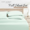 image:imageLinen Market DoubleBrushed Microfiber Queen Sheet Set 4 Piece  OekoTEX Certified Ultra Soft amp WrinkleFree  16 Deep Pocket Sheets  Easy Care Queen Size  IvoryMint