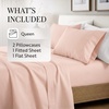 image:imageLinen Market DoubleBrushed Microfiber Queen Sheet Set 4 Piece  OekoTEX Certified Ultra Soft amp WrinkleFree  16 Deep Pocket Sheets  Easy Care Queen Size  IvoryMy Heart Pink