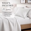 image:imageLinen Market DoubleBrushed Microfiber Queen Sheet Set 4 Piece  OekoTEX Certified Ultra Soft amp WrinkleFree  16 Deep Pocket Sheets  Easy Care Queen Size  IvoryBeaded Arrows Light Gray