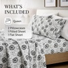 image:imageLinen Market DoubleBrushed Microfiber Queen Sheet Set 4 Piece  OekoTEX Certified Ultra Soft amp WrinkleFree  16 Deep Pocket Sheets  Easy Care Queen Size  IvoryMake a Wish Gray