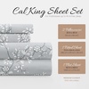 image:imageLinen Market DoubleBrushed Microfiber Queen Sheet Set 4 Piece  OekoTEX Certified Ultra Soft amp WrinkleFree  16 Deep Pocket Sheets  Easy Care Queen Size  IvoryTrellis Vine Light Gray