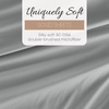 image:imageLinen Market DoubleBrushed Microfiber Queen Sheet Set 4 Piece  OekoTEX Certified Ultra Soft amp WrinkleFree  16 Deep Pocket Sheets  Easy Care Queen Size  IvoryCalm Light Gray