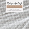 image:imageLinen Market DoubleBrushed Microfiber Queen Sheet Set 4 Piece  OekoTEX Certified Ultra Soft amp WrinkleFree  16 Deep Pocket Sheets  Easy Care Queen Size  IvoryPuffed Chevron Light Gray