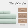 image:imageLinen Market DoubleBrushed Microfiber Queen Sheet Set 4 Piece  OekoTEX Certified Ultra Soft amp WrinkleFree  16 Deep Pocket Sheets  Easy Care Queen Size  IvoryMint