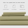 image:imageLinen Market DoubleBrushed Microfiber Queen Sheet Set 4 Piece  OekoTEX Certified Ultra Soft amp WrinkleFree  16 Deep Pocket Sheets  Easy Care Queen Size  IvorySage