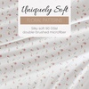 image:imageLinen Market DoubleBrushed Microfiber Queen Sheet Set 4 Piece  OekoTEX Certified Ultra Soft amp WrinkleFree  16 Deep Pocket Sheets  Easy Care Queen Size  IvoryFloral Pink