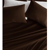 image:imageLinen Market DoubleBrushed Microfiber Queen Sheet Set 4 Piece  OekoTEX Certified Ultra Soft amp WrinkleFree  16 Deep Pocket Sheets  Easy Care Queen Size  IvoryChocolate