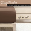 image:imageLinen Market DoubleBrushed Microfiber Queen Sheet Set 4 Piece  OekoTEX Certified Ultra Soft amp WrinkleFree  16 Deep Pocket Sheets  Easy Care Queen Size  IvoryTaupe