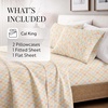 image:imageLinen Market DoubleBrushed Microfiber Queen Sheet Set 4 Piece  OekoTEX Certified Ultra Soft amp WrinkleFree  16 Deep Pocket Sheets  Easy Care Queen Size  IvoryFall Foliage Yellow