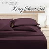 image:imageLinen Market DoubleBrushed Microfiber Queen Sheet Set 4 Piece  OekoTEX Certified Ultra Soft amp WrinkleFree  16 Deep Pocket Sheets  Easy Care Queen Size  IvoryPurple