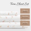 image:imageLinen Market DoubleBrushed Microfiber Queen Sheet Set 4 Piece  OekoTEX Certified Ultra Soft amp WrinkleFree  16 Deep Pocket Sheets  Easy Care Queen Size  IvoryFloral Pink