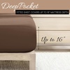 image:imageLinen Market DoubleBrushed Microfiber Queen Sheet Set 4 Piece  OekoTEX Certified Ultra Soft amp WrinkleFree  16 Deep Pocket Sheets  Easy Care Queen Size  IvoryTaupe