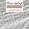 image:imageLinen Market DoubleBrushed Microfiber Queen Sheet Set 4 Piece  OekoTEX Certified Ultra Soft amp WrinkleFree  16 Deep Pocket Sheets  Easy Care Queen Size  IvoryPuffed Chevron Light Gray