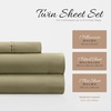 image:imageLinen Market DoubleBrushed Microfiber Queen Sheet Set 4 Piece  OekoTEX Certified Ultra Soft amp WrinkleFree  16 Deep Pocket Sheets  Easy Care Queen Size  IvorySage