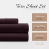 image:imageLinen Market DoubleBrushed Microfiber Queen Sheet Set 4 Piece  OekoTEX Certified Ultra Soft amp WrinkleFree  16 Deep Pocket Sheets  Easy Care Queen Size  IvoryPurple