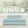 image:imageLinen Market DoubleBrushed Microfiber Queen Sheet Set 4 Piece  OekoTEX Certified Ultra Soft amp WrinkleFree  16 Deep Pocket Sheets  Easy Care Queen Size  IvoryAqua