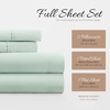 image:imageLinen Market DoubleBrushed Microfiber Queen Sheet Set 4 Piece  OekoTEX Certified Ultra Soft amp WrinkleFree  16 Deep Pocket Sheets  Easy Care Queen Size  IvoryMint