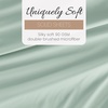 image:imageLinen Market DoubleBrushed Microfiber Queen Sheet Set 4 Piece  OekoTEX Certified Ultra Soft amp WrinkleFree  16 Deep Pocket Sheets  Easy Care Queen Size  IvoryMint