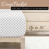 image:imageLinen Market DoubleBrushed Microfiber Queen Sheet Set 4 Piece  OekoTEX Certified Ultra Soft amp WrinkleFree  16 Deep Pocket Sheets  Easy Care Queen Size  IvorySoft Dots Navy