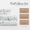 image:imageLinen Market DoubleBrushed Microfiber Queen Sheet Set 4 Piece  OekoTEX Certified Ultra Soft amp WrinkleFree  16 Deep Pocket Sheets  Easy Care Queen Size  IvoryWildflower Light Gray