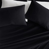 image:imageLinen Market DoubleBrushed Microfiber Queen Sheet Set 4 Piece  OekoTEX Certified Ultra Soft amp WrinkleFree  16 Deep Pocket Sheets  Easy Care Queen Size  IvoryBlack