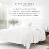 image:imageLinen Market DoubleBrushed Microfiber Queen Sheet Set 4 Piece  OekoTEX Certified Ultra Soft amp WrinkleFree  16 Deep Pocket Sheets  Easy Care Queen Size  IvoryBeaded Arrows Light Gray
