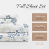image:imageLinen Market DoubleBrushed Microfiber Queen Sheet Set 4 Piece  OekoTEX Certified Ultra Soft amp WrinkleFree  16 Deep Pocket Sheets  Easy Care Queen Size  IvoryViolets Light Blue