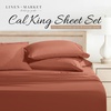 image:imageLinen Market DoubleBrushed Microfiber Queen Sheet Set 4 Piece  OekoTEX Certified Ultra Soft amp WrinkleFree  16 Deep Pocket Sheets  Easy Care Queen Size  IvoryClay