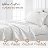 image:imageLinen Market DoubleBrushed Microfiber Queen Sheet Set 4 Piece  OekoTEX Certified Ultra Soft amp WrinkleFree  16 Deep Pocket Sheets  Easy Care Queen Size  IvorySoft Floral Light Blue