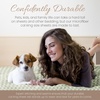 image:imageLinen Market DoubleBrushed Microfiber Queen Sheet Set 4 Piece  OekoTEX Certified Ultra Soft amp WrinkleFree  16 Deep Pocket Sheets  Easy Care Queen Size  IvoryPuffed Chevron Sage