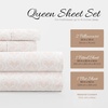 image:imageLinen Market DoubleBrushed Microfiber Queen Sheet Set 4 Piece  OekoTEX Certified Ultra Soft amp WrinkleFree  16 Deep Pocket Sheets  Easy Care Queen Size  IvoryClassic in Pink