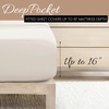 image:imageLinen Market DoubleBrushed Microfiber Queen Sheet Set 4 Piece  OekoTEX Certified Ultra Soft amp WrinkleFree  16 Deep Pocket Sheets  Easy Care Queen Size  IvoryElegant White