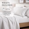 image:imageLinen Market DoubleBrushed Microfiber Queen Sheet Set 4 Piece  OekoTEX Certified Ultra Soft amp WrinkleFree  16 Deep Pocket Sheets  Easy Care Queen Size  IvoryStippled Light Gray