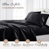 image:imageLinen Market DoubleBrushed Microfiber Queen Sheet Set 4 Piece  OekoTEX Certified Ultra Soft amp WrinkleFree  16 Deep Pocket Sheets  Easy Care Queen Size  IvoryBlack