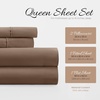 image:imageLinen Market DoubleBrushed Microfiber Queen Sheet Set 4 Piece  OekoTEX Certified Ultra Soft amp WrinkleFree  16 Deep Pocket Sheets  Easy Care Queen Size  IvoryTaupe