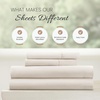 image:imageLinen Market DoubleBrushed Microfiber Queen Sheet Set 4 Piece  OekoTEX Certified Ultra Soft amp WrinkleFree  16 Deep Pocket Sheets  Easy Care Queen Size  IvoryElegant White